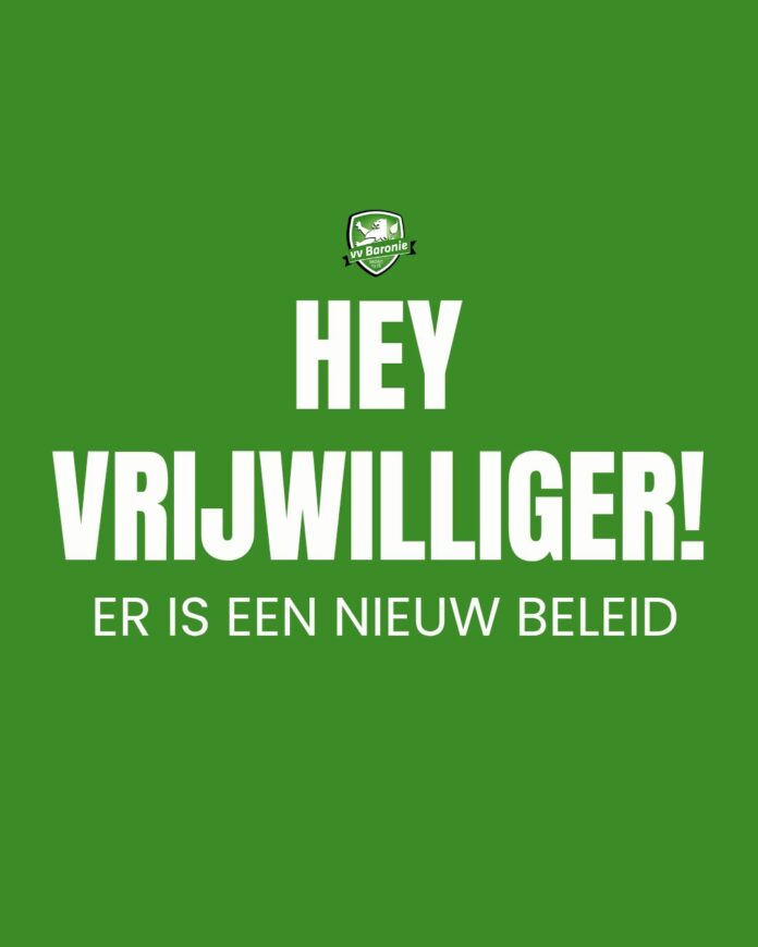 nieuw vrijwilligersbeleid